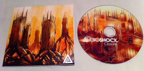 Physical copy of Audioshocks 'Closure' EP