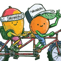 Sticker design for Sktratch labs that was included in some of their orders around the Spring of 2023.