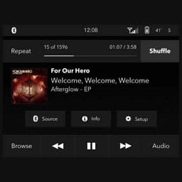 A clean and minimal interface design showcasing basic interactions on how to adjust interface brightness and updating the clock!