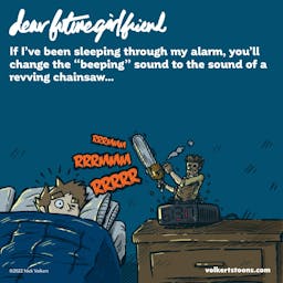 Dear Future Girlfriend: You'll make sure I'm not sleeping through my alarm clock with that new Texas Chainsaw Massacare chime.