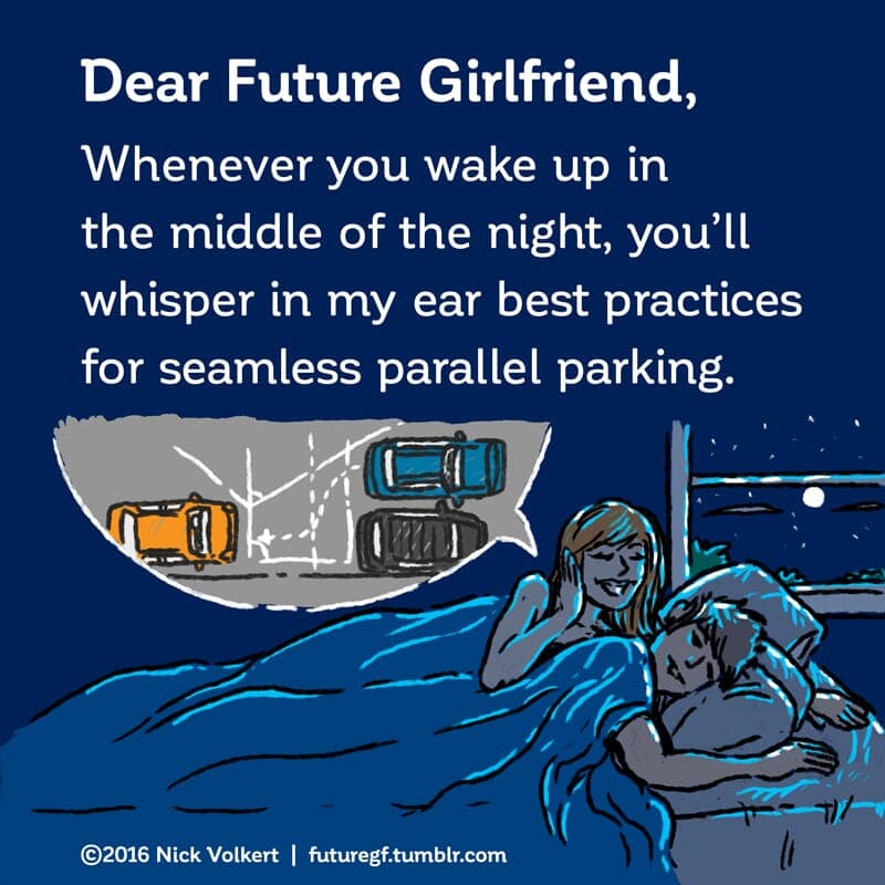 A woman is whispering in a man's ear in bed. - Part 1