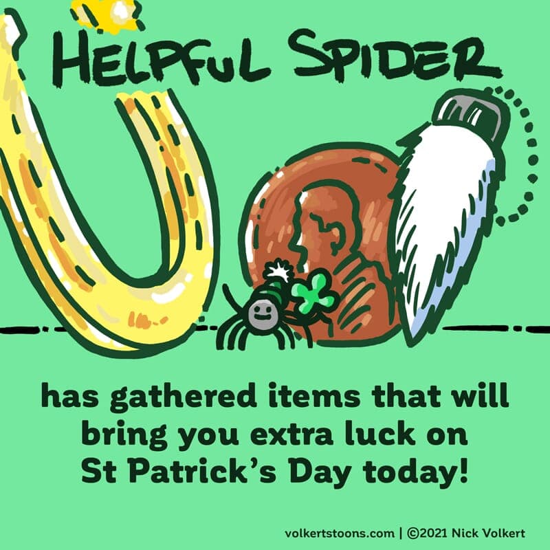 Helpful Spider has brought you some items to bring you extra luck this St Patrick's Day!