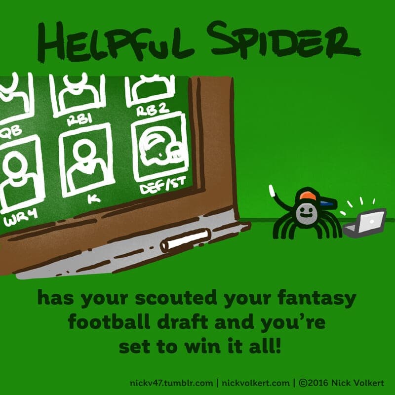 Helpful Spider has his hat on backwards and is scouting your fantasy prospects! - Part 1