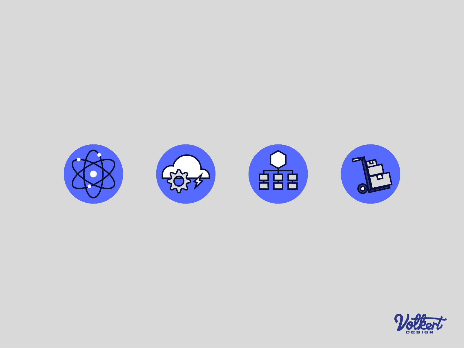 Aries services icon badges in isolation with each service related icon in a round badge.