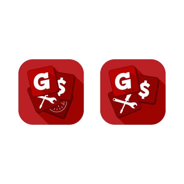 A couple of looks on a collected representation of tools for the Grainger tools app with the now signature shadow off of the tiles.