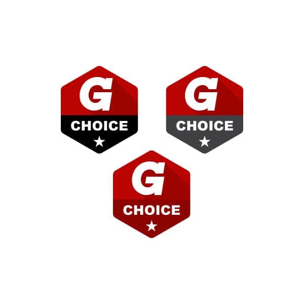 Selections of the Grainger Choice badges to show the different usage types for the search and browse experience on Grainger dot com.