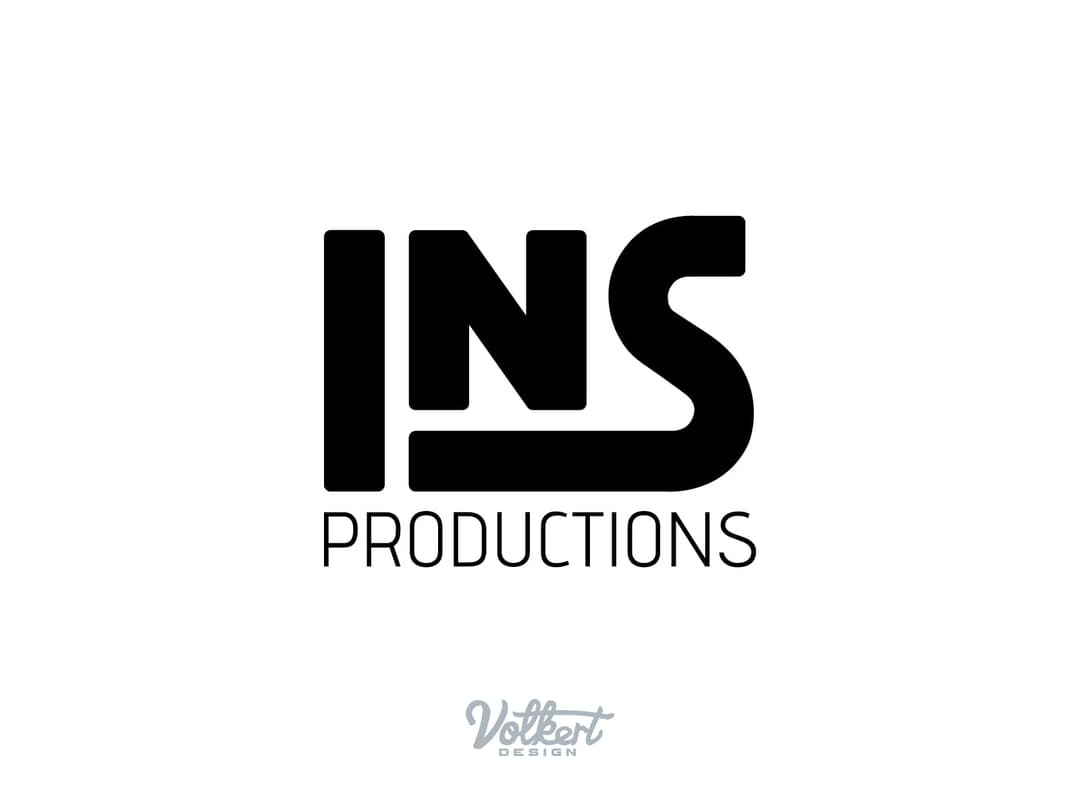 Isolated custom INS type in black on a white background.