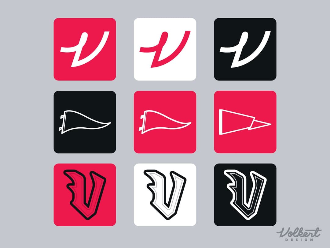Volkert Design favicon designs.