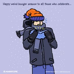 Weird Booger Season | Nick Volkert A local Midwestern man brings in some of the creatures of the forest to cool off and watch a movie togther.